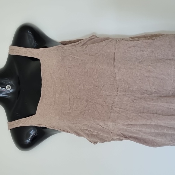 💥 3 for $20 Sndys everyday, cream long pants playsuit, adjustable straps,size M - Picture 2 of 8